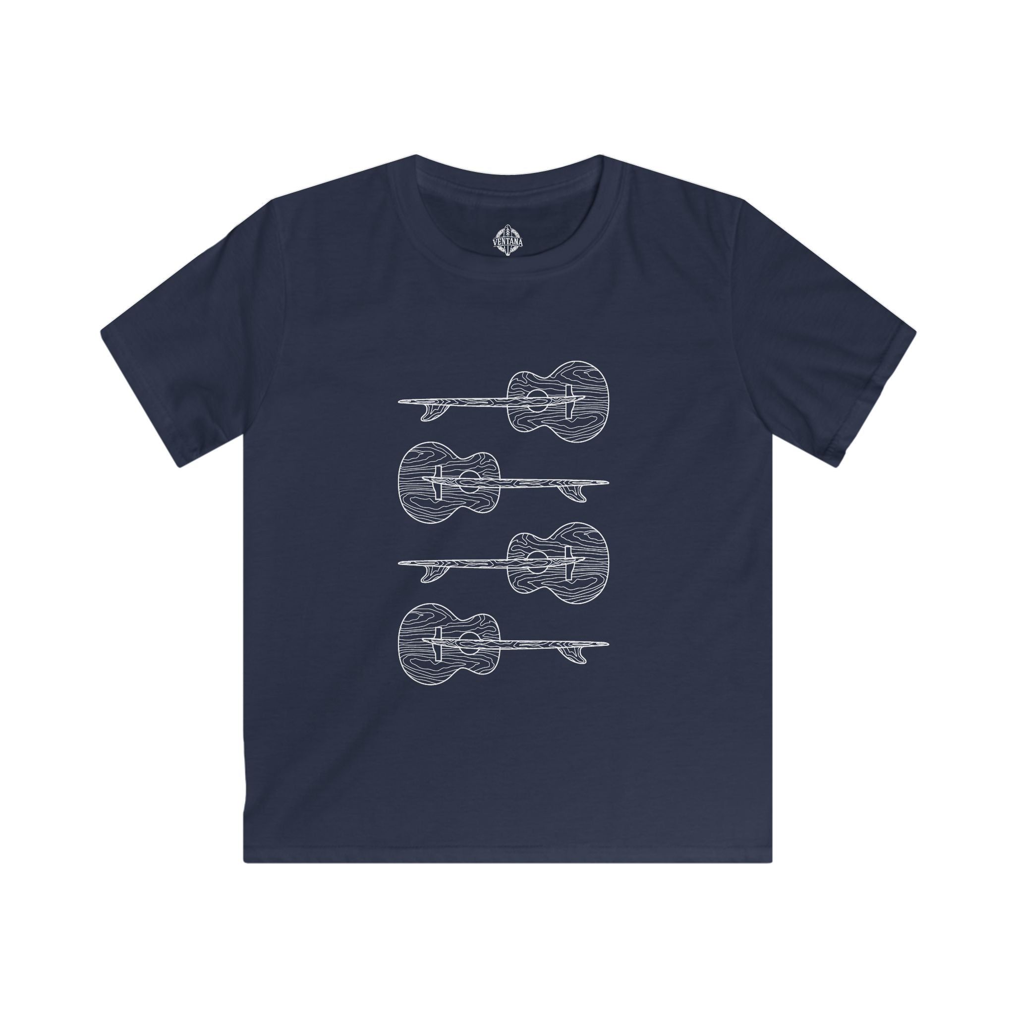 Ventana Santa Cruz Guitar Collab cotton t-shirt image 1