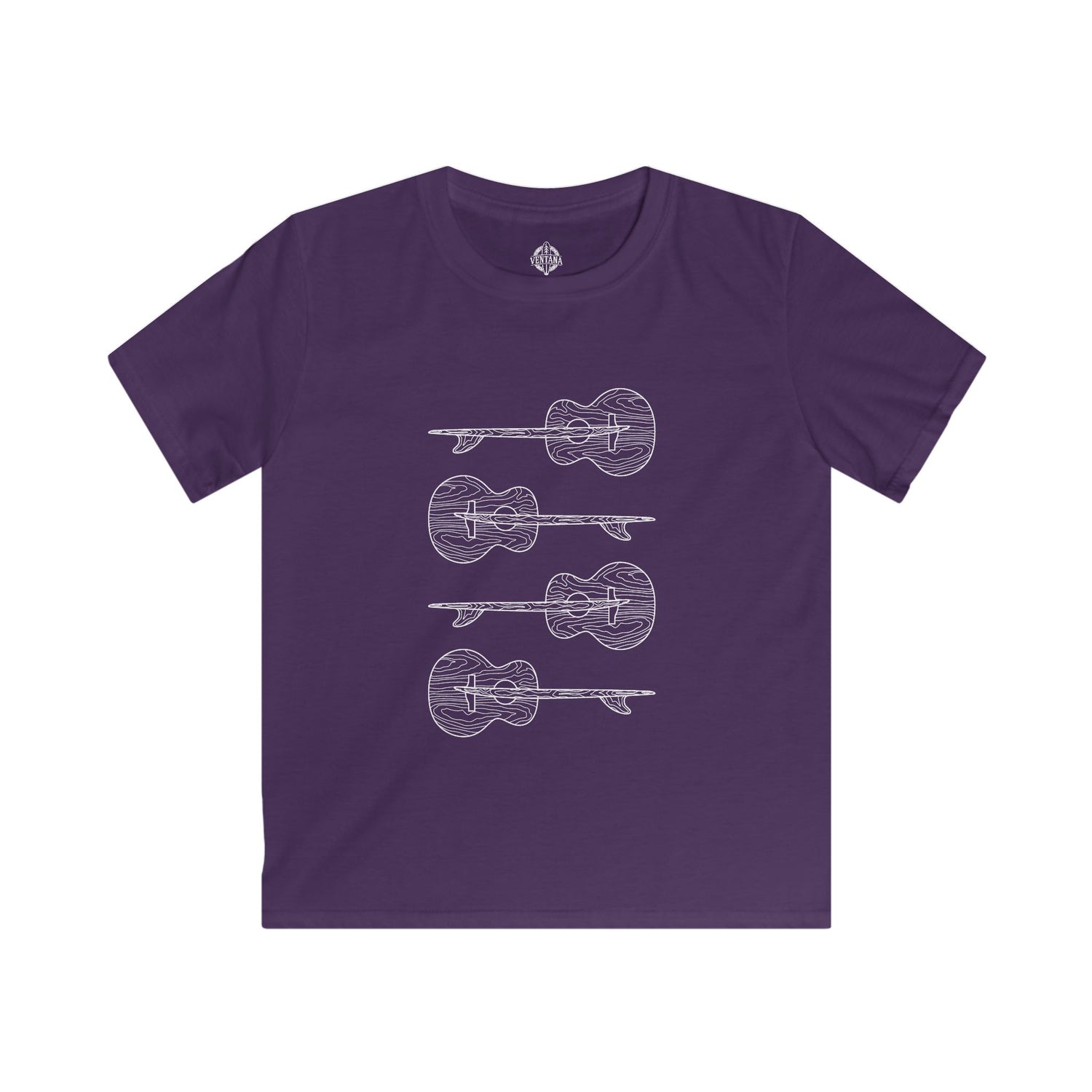 Ventana Santa Cruz Guitar Collab cotton t-shirt image 10