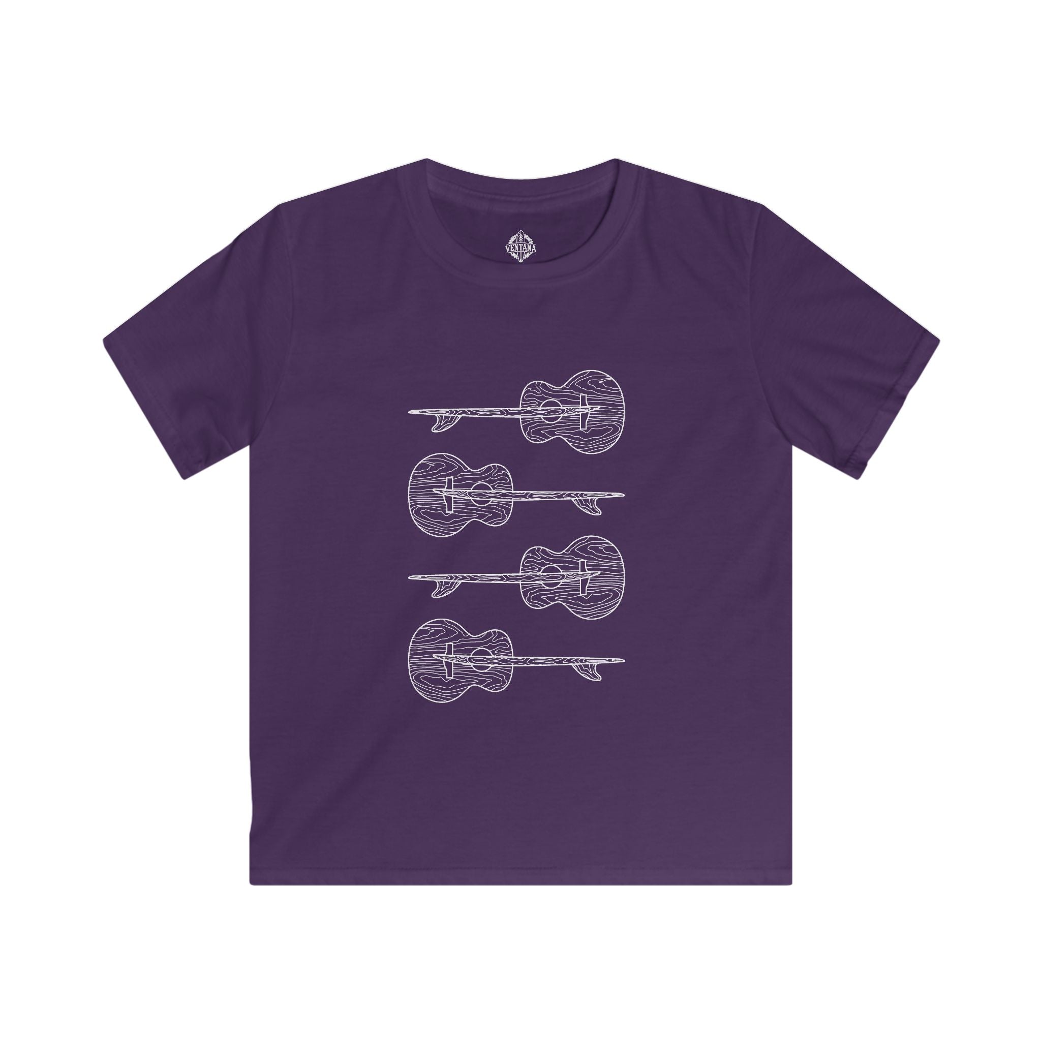 Ventana Santa Cruz Guitar Collab cotton t-shirt image 10