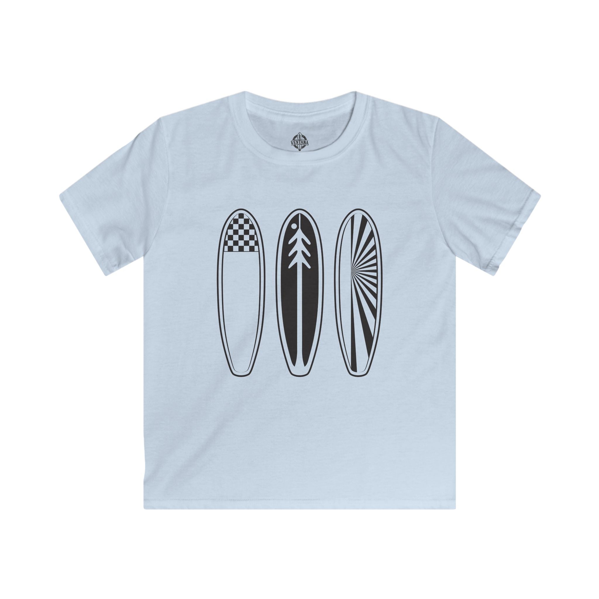 Ventana Three Board kids soft style t-shirt image 2