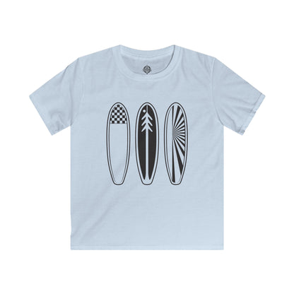 Ventana Three Board kids soft style t-shirt image 2