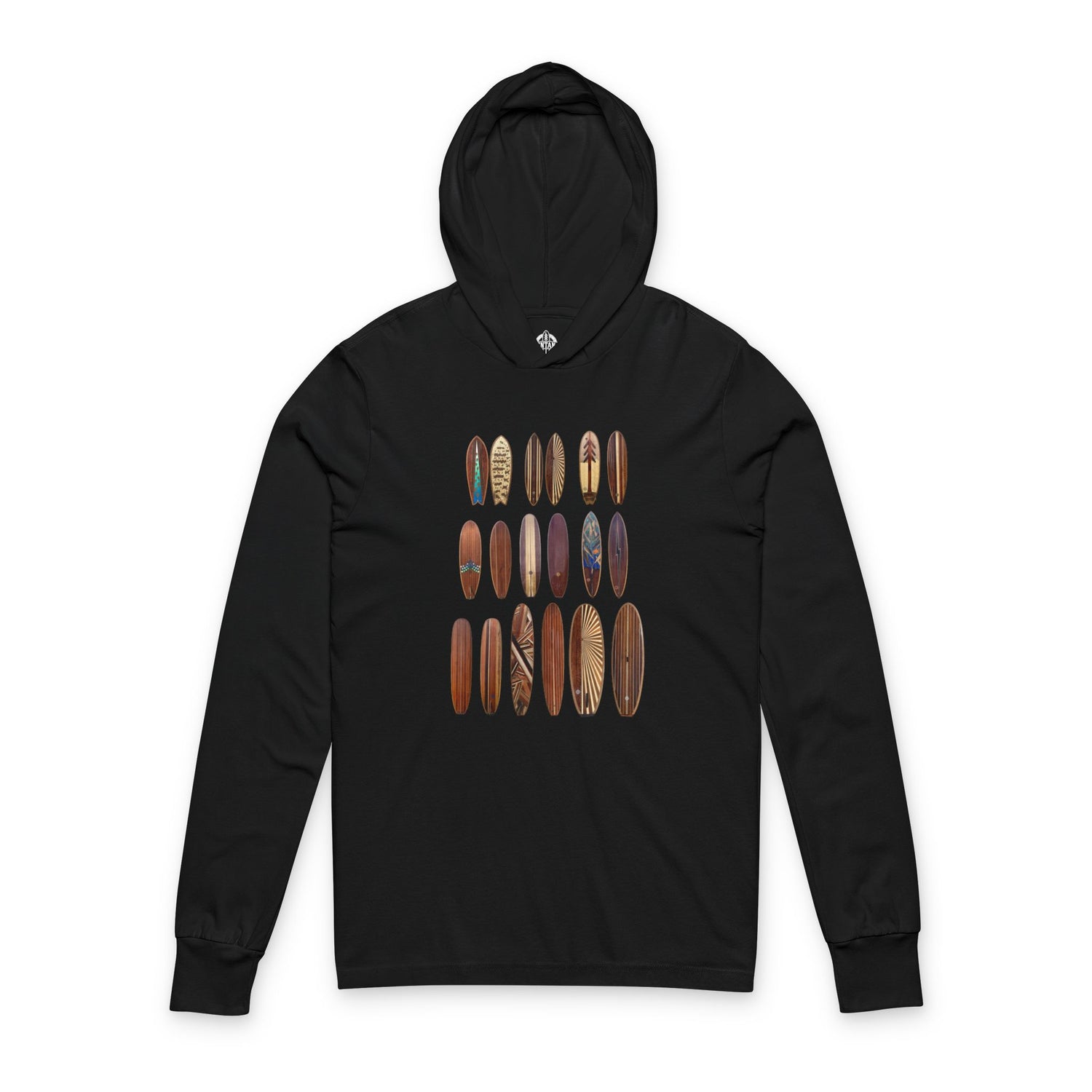 Ventana Wooden Surfboards cotton hooded long sleeve t-shirt image 4