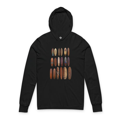 Ventana Wooden Surfboards cotton hooded long sleeve t-shirt image 4