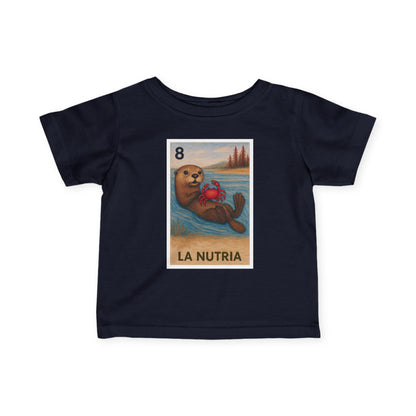 Sea Otter Lotería infant cotton t-shirt image 13