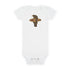 Surfing Grizzly Bear by Fabian Lavater baby cotton onesie image 3