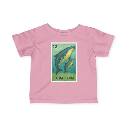 Whale Lotería infant cotton t-shirt image 2