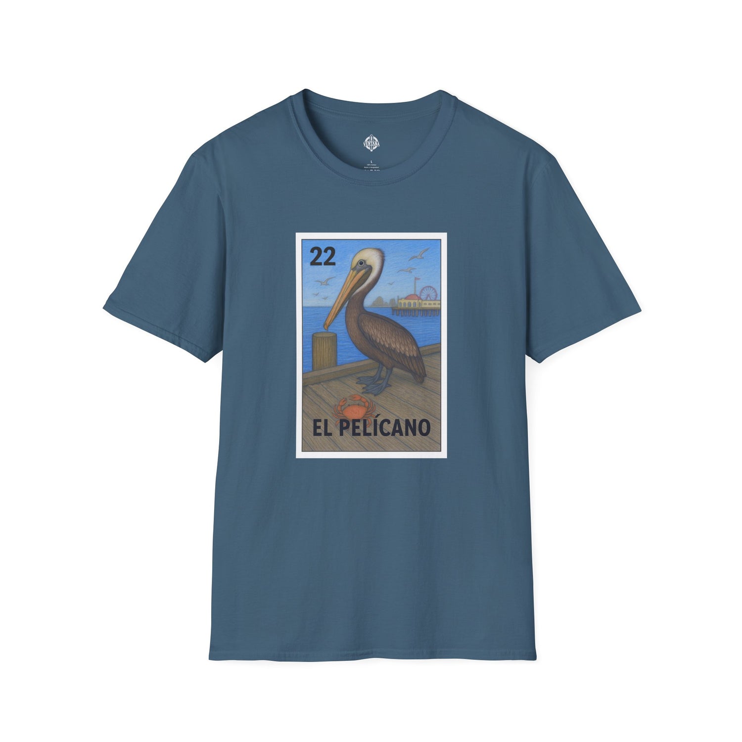 Pelican Lotería cotton t-shirt image 4