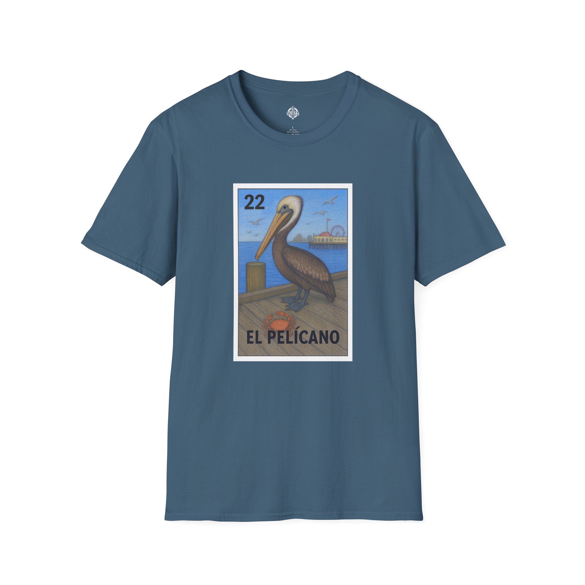 Pelican Lotería cotton t-shirt image 4