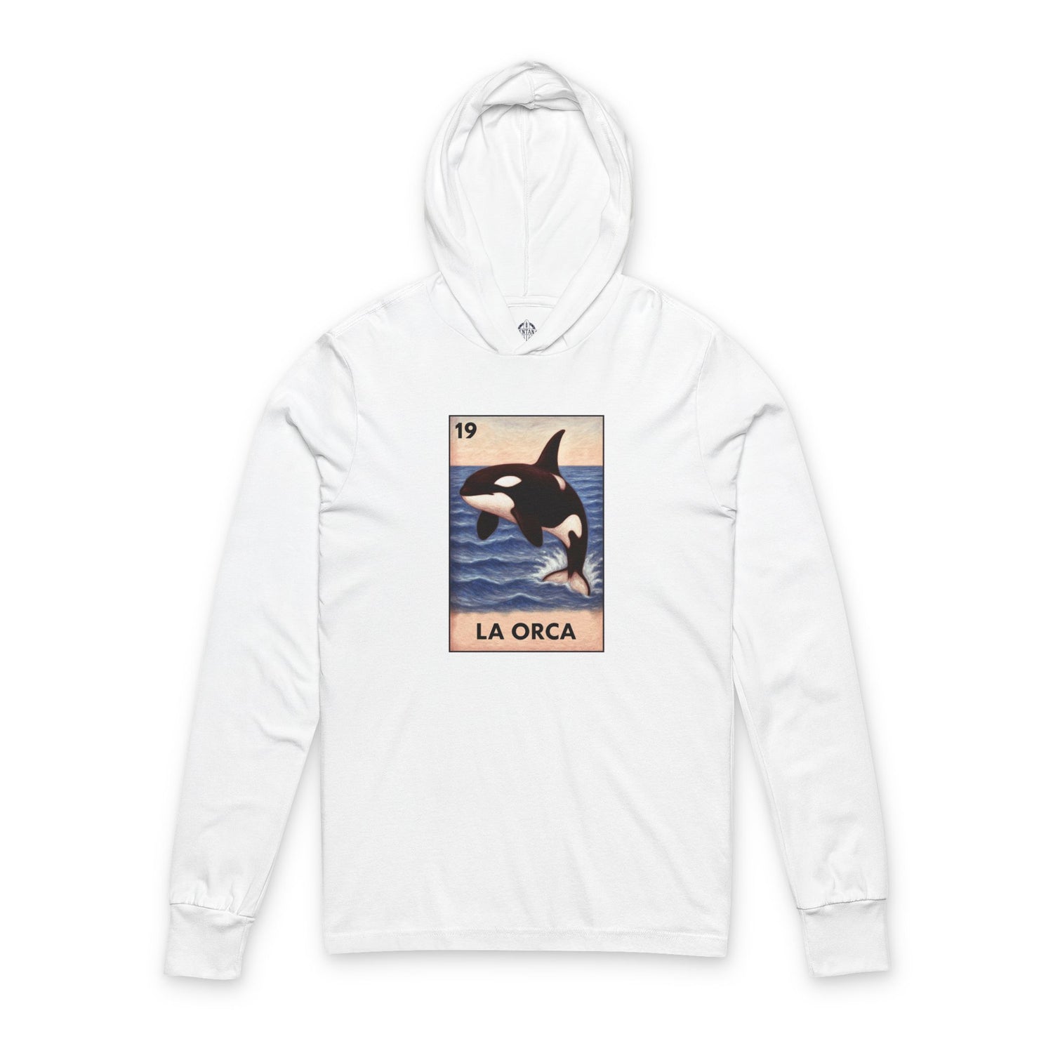 Orca Lotería cotton hooded long sleeve t-shirt image 5