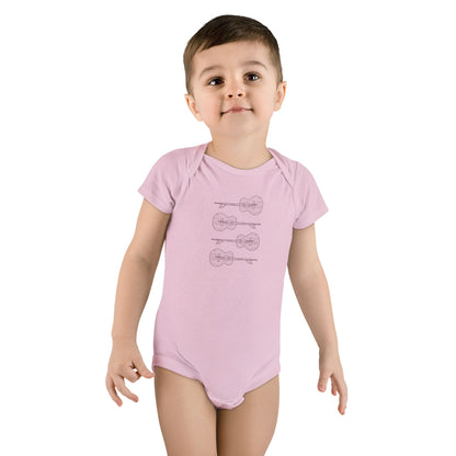Ventana Santa Cruz Guitar Collab baby cotton onesie image 15