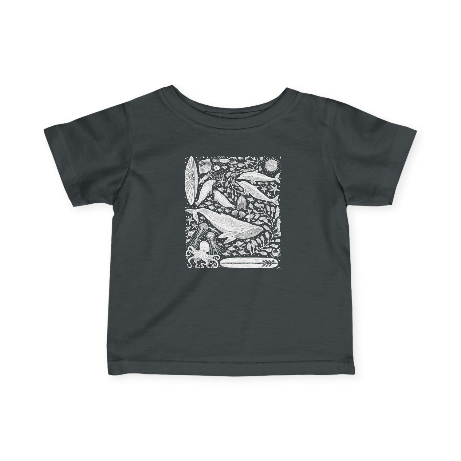 Ventana Marine Life by Lili Arnold infant cotton t-shirt image 12
