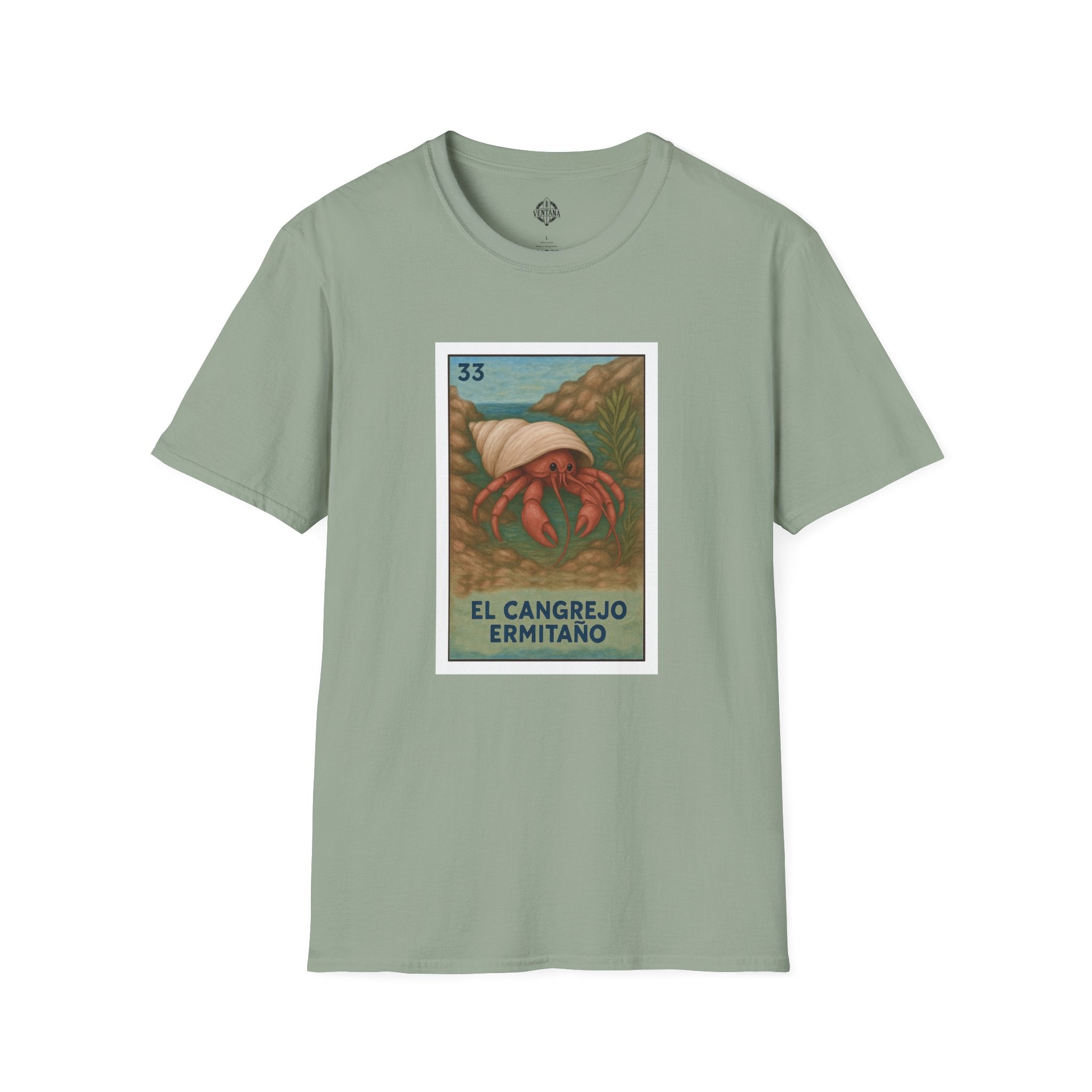 Hermit Crab Lotería cotton t-shirt image 9