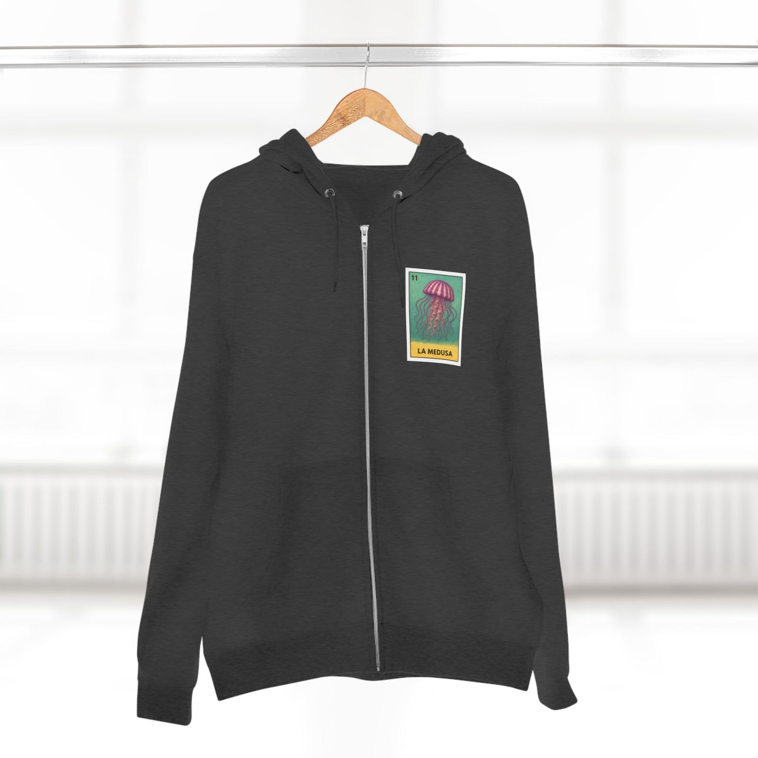 Sea Jelly Lotería zip fleece hoodie image 14