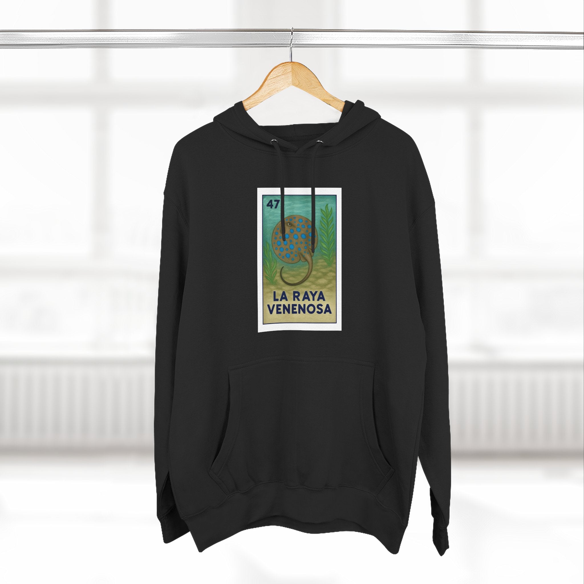 Stingray Lotería Fleece Hoodie