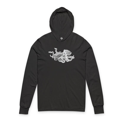 Ventangle Octopus cotton hooded long sleeve t-shirt image 5