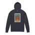 Crab Lotería cotton hooded long sleeve t-shirt image 1