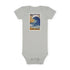 Wave Lotería baby cotton onesie image 4