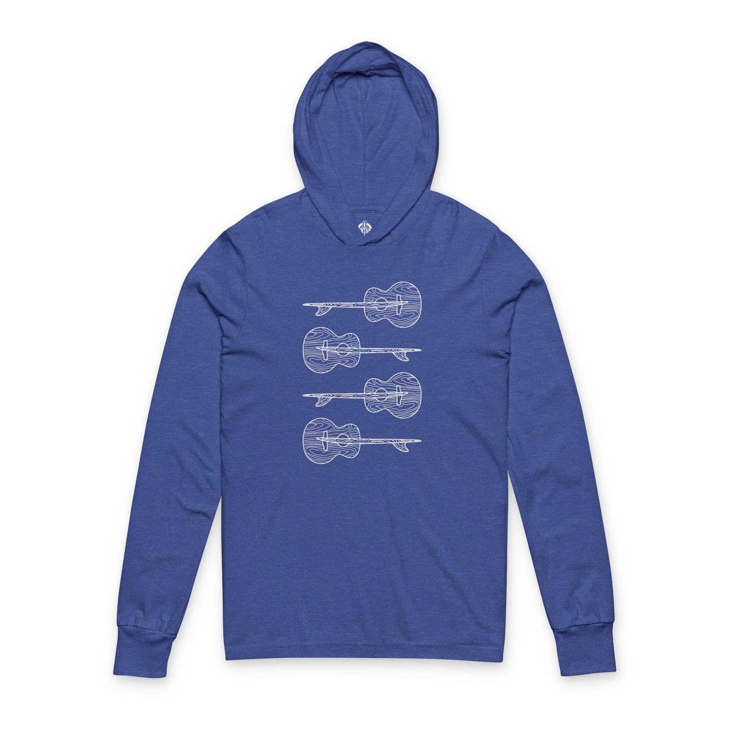 Ventana Santa Cruz Guitar Collab cotton hooded long sleeve t-shirt image 6