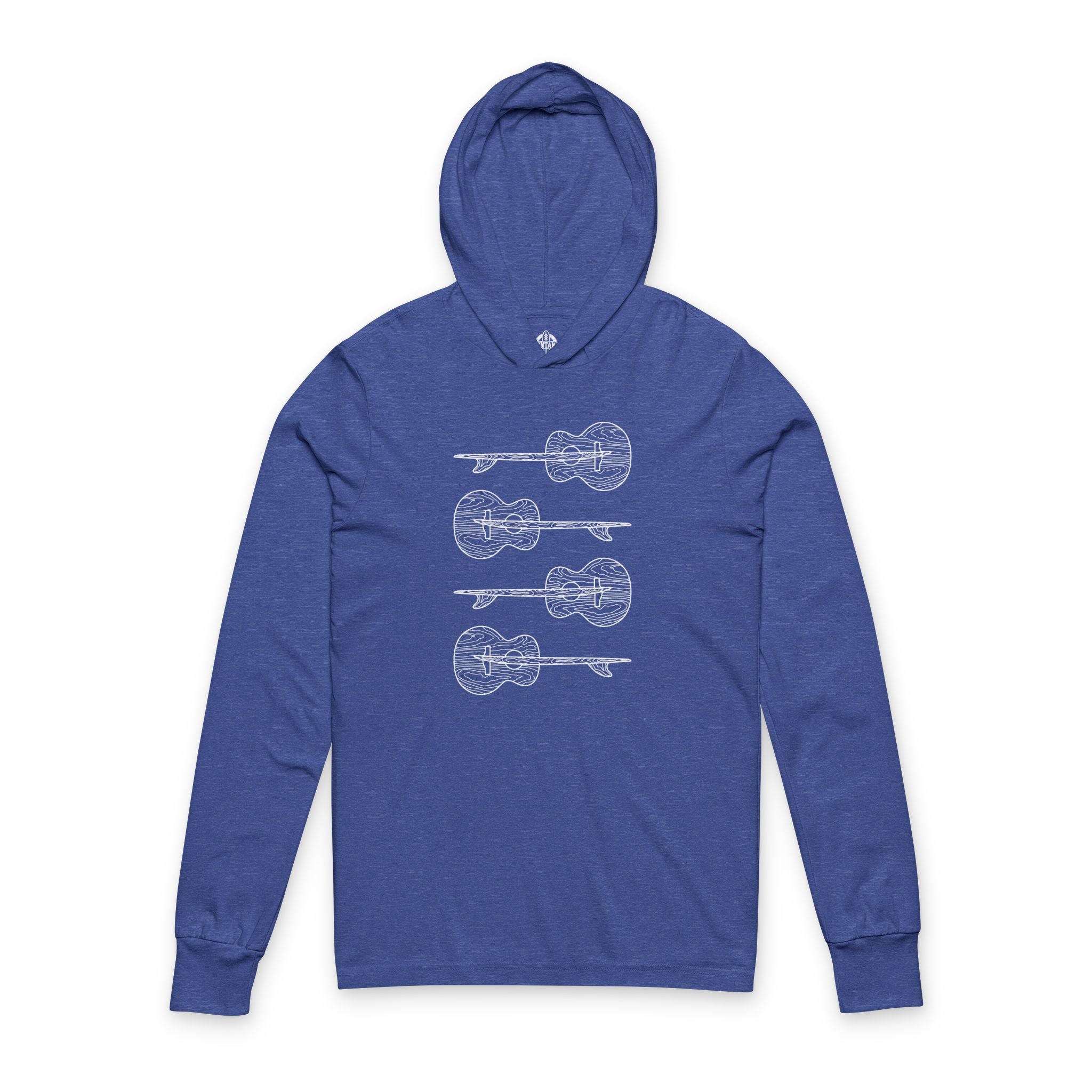 Ventana Santa Cruz Guitar Collab cotton hooded long sleeve t-shirt image 6