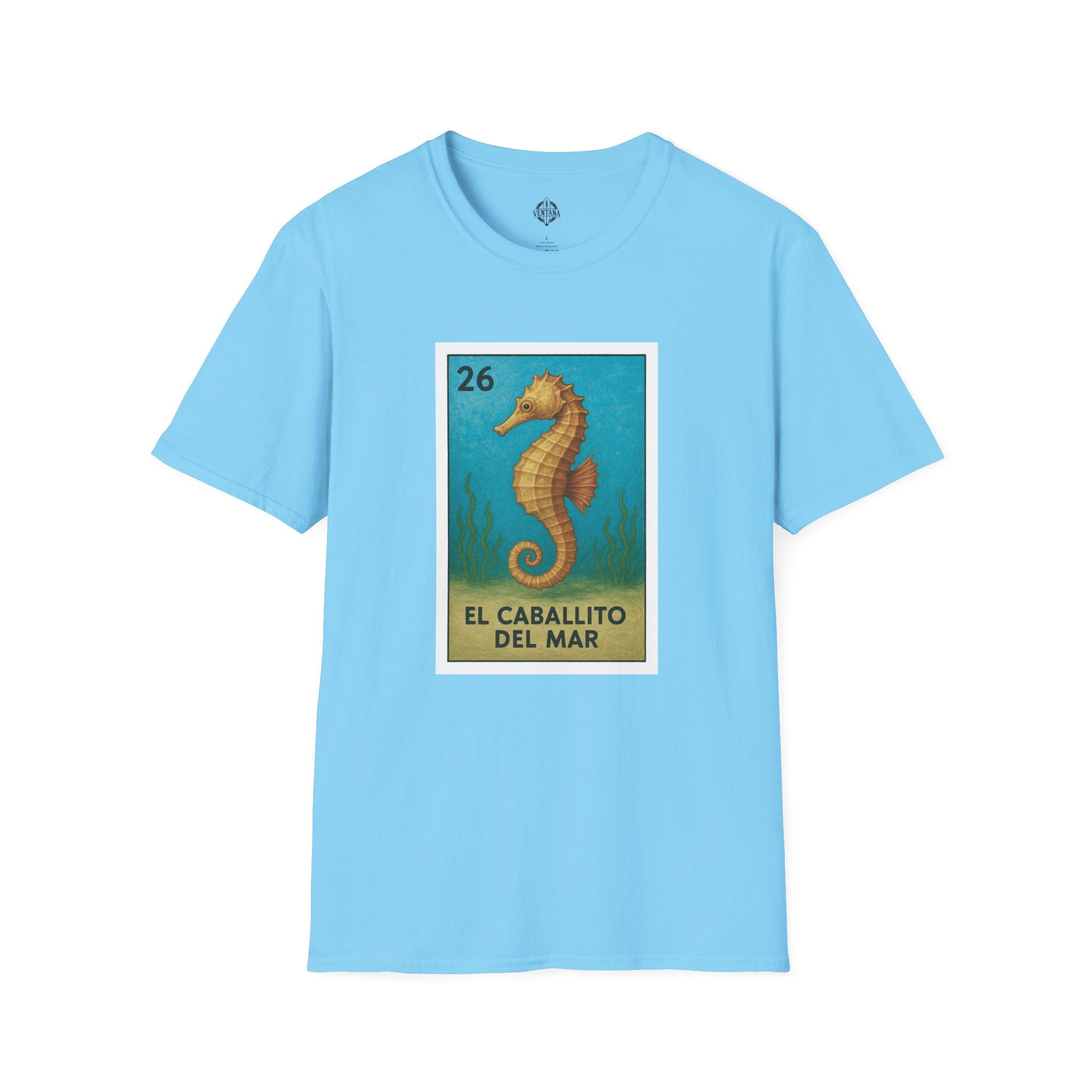 Seahorse Lotería cotton t-shirt image 10