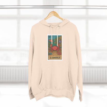 Crab Lotería Fleece Hoodie