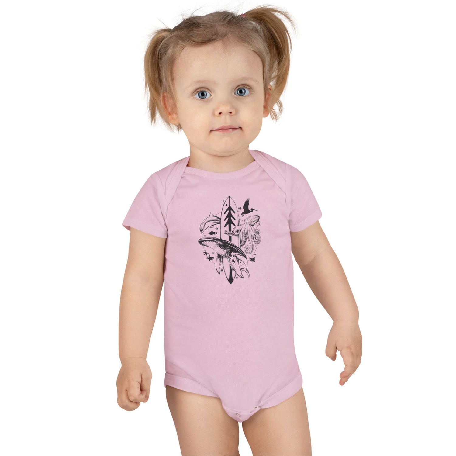 Ventana Monterey Bay by Thiago Bianchini baby cotton onesie image 16