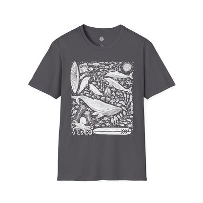Ventana Marine Life by Lili Arnold cotton t-shirt image 13
