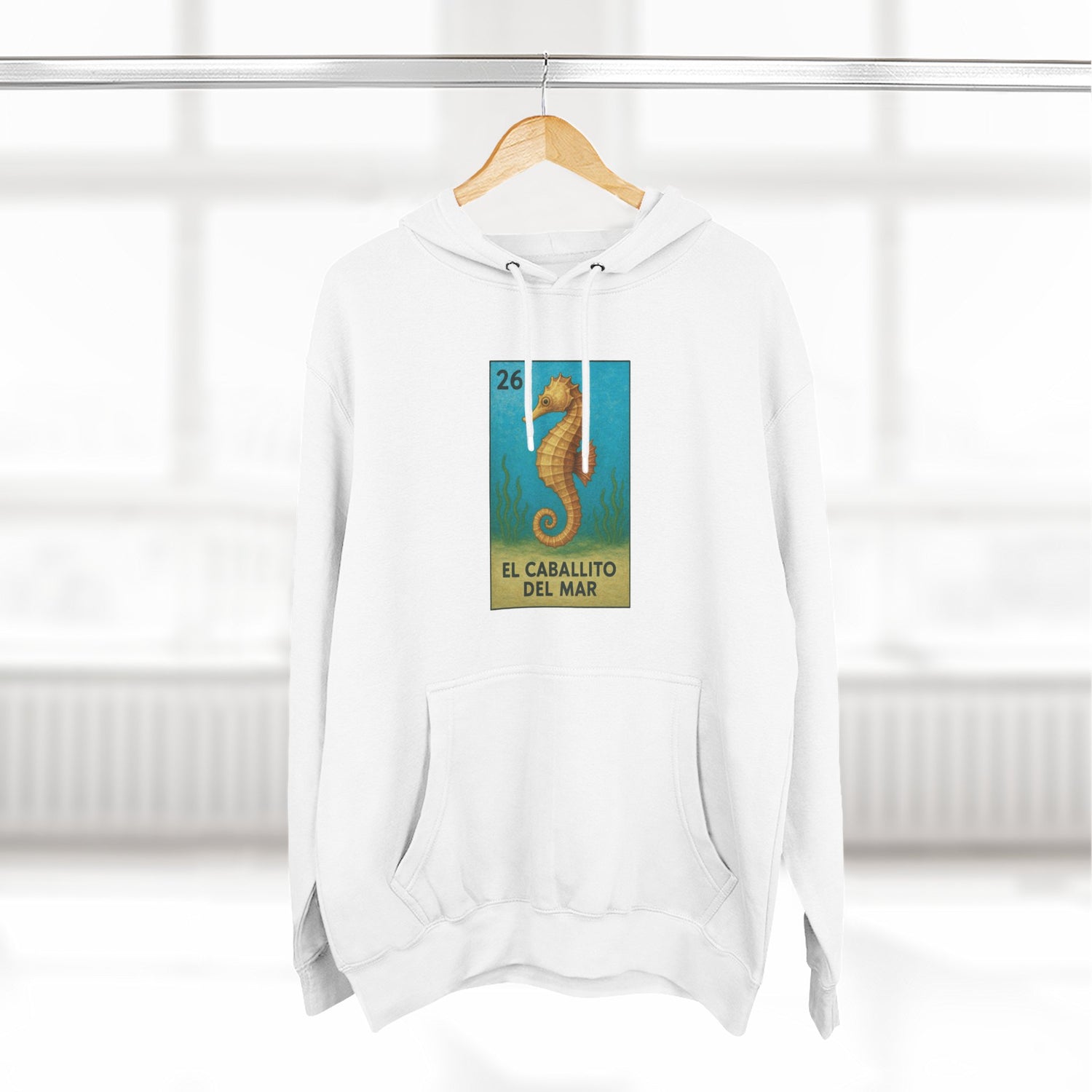 Seahorse Lotería fleece hoodie image 13