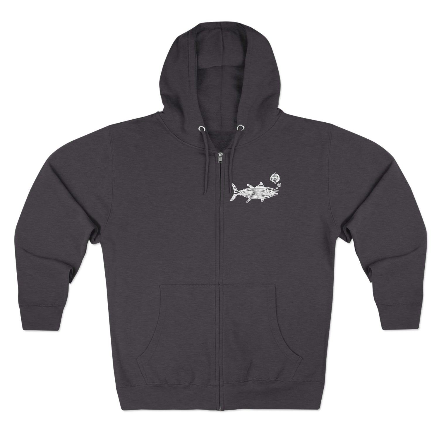 Ventana Wooden Tuna zip fleece hoodie image 3