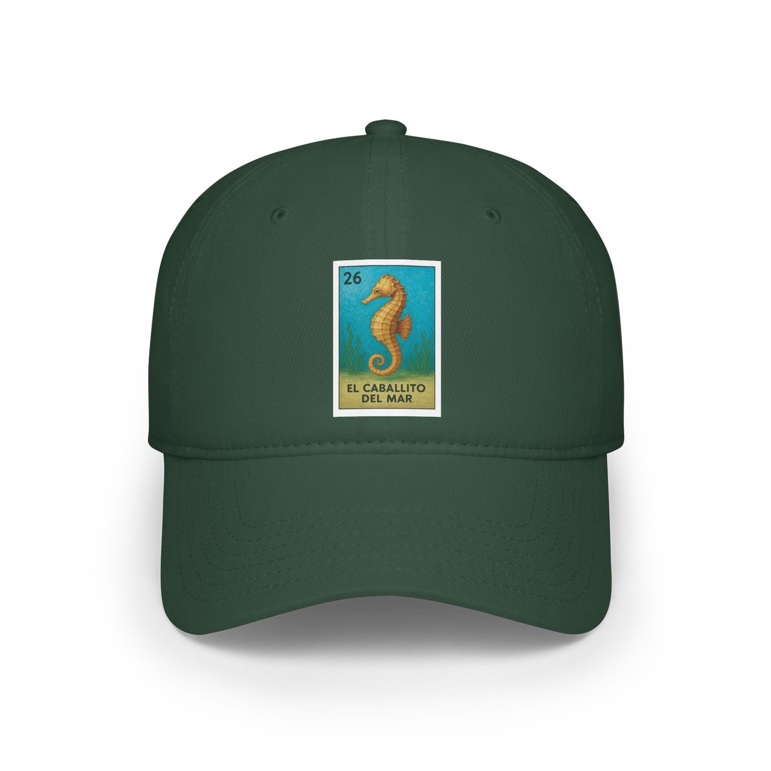 Seahorse Lotería baseball cap image 4