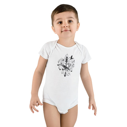 Ventana Monterey Bay by Thiago Bianchini baby cotton onesie image 6