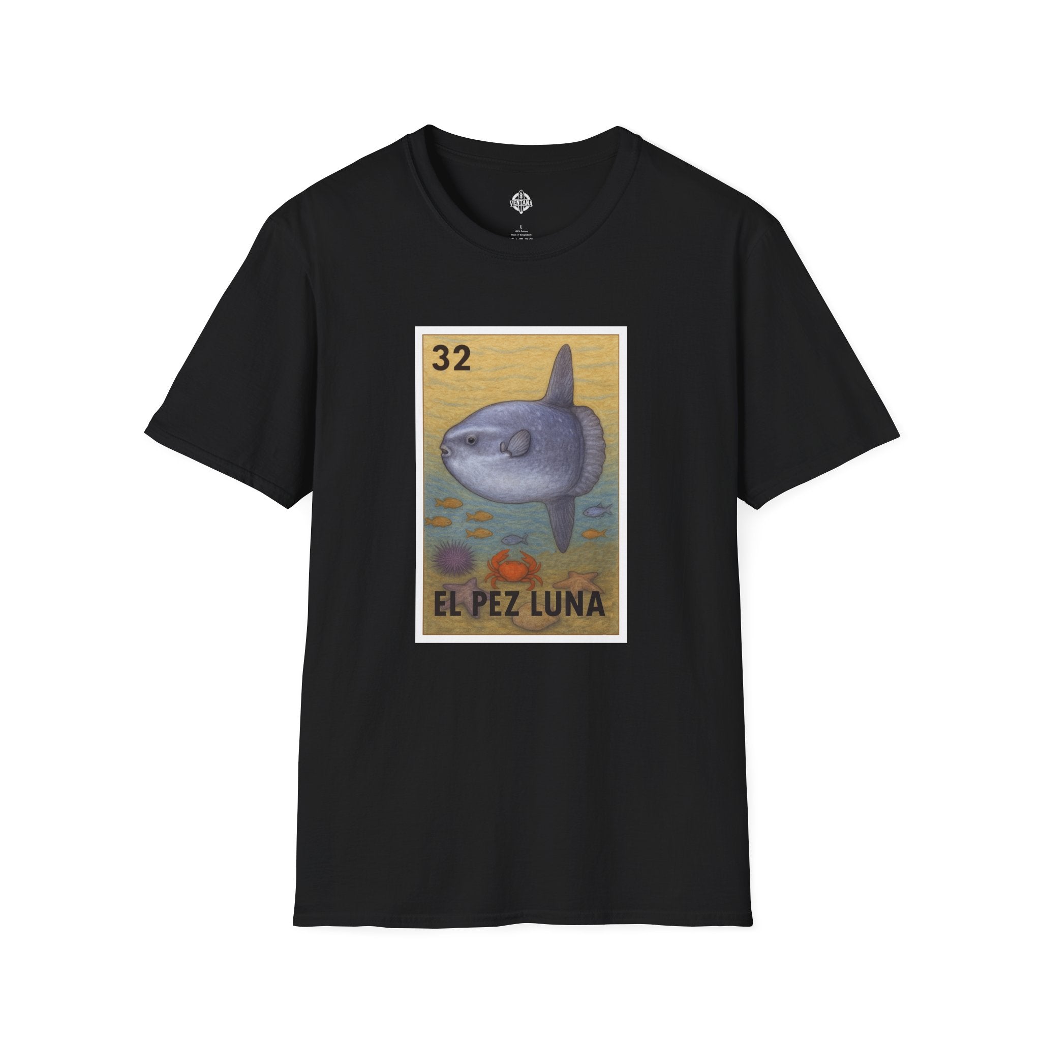 Sunfish Lotería cotton t-shirt image 4