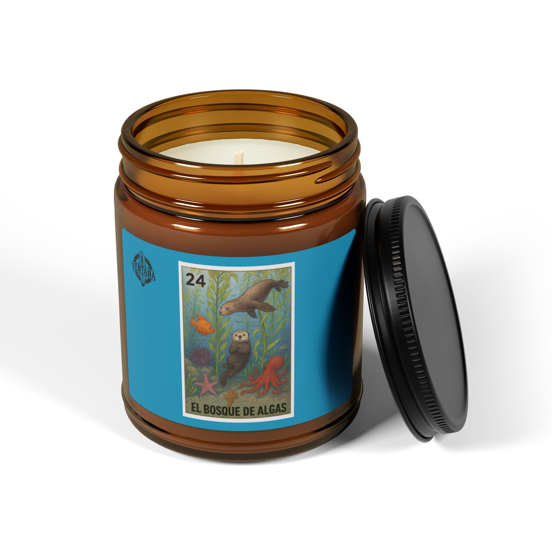 Kelp Forest Lotería - Scented Soy Candle (El Bosque de Algas)