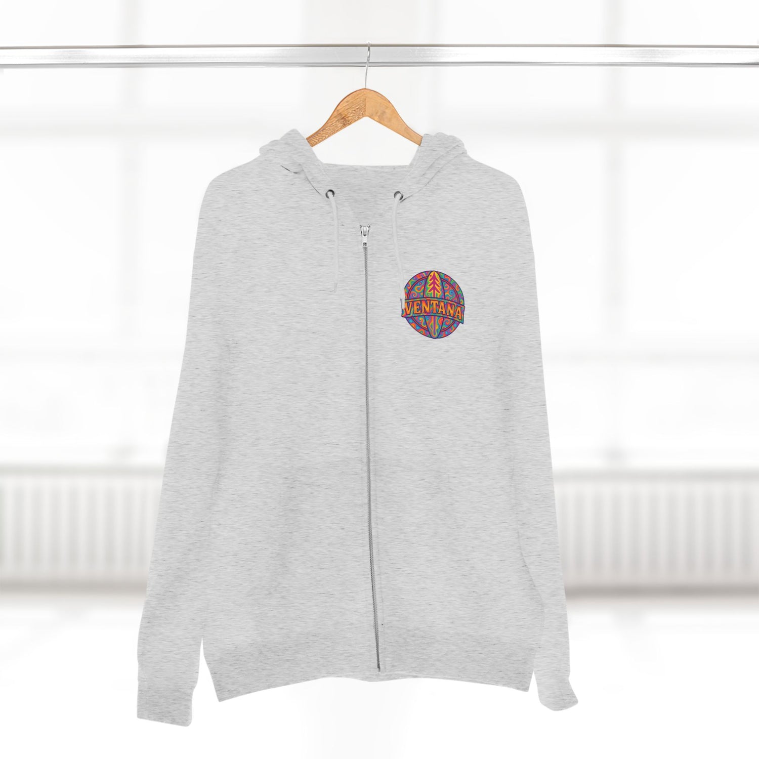 Ventana Psychedelic Treefish Logo zip fleece hoodie image 9