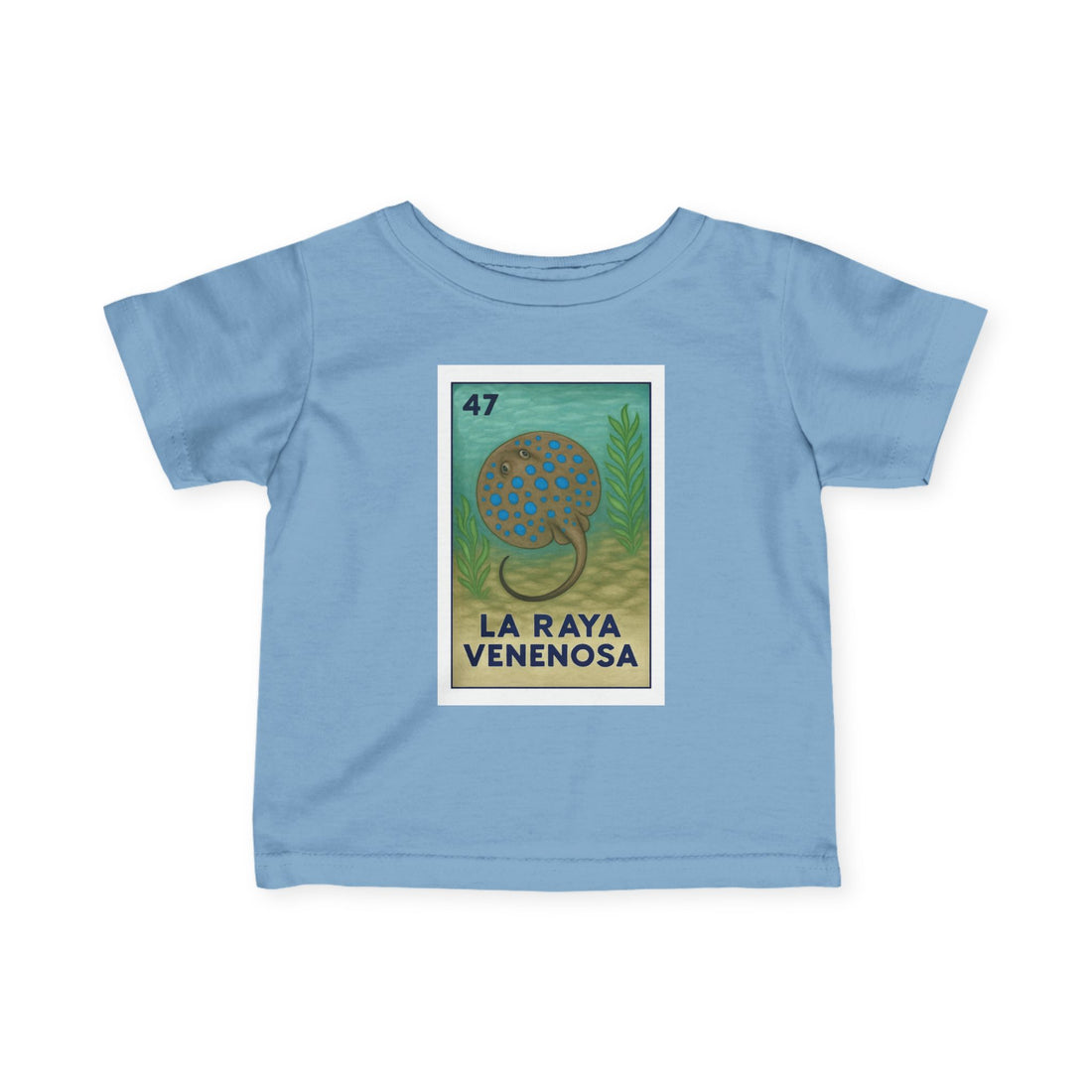 Stingray Lotería - Infant 100% Cotton T-Shirt (La Orca)