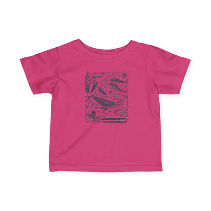 Ventana Marine Life by Lili Arnold infant cotton t-shirt image 16