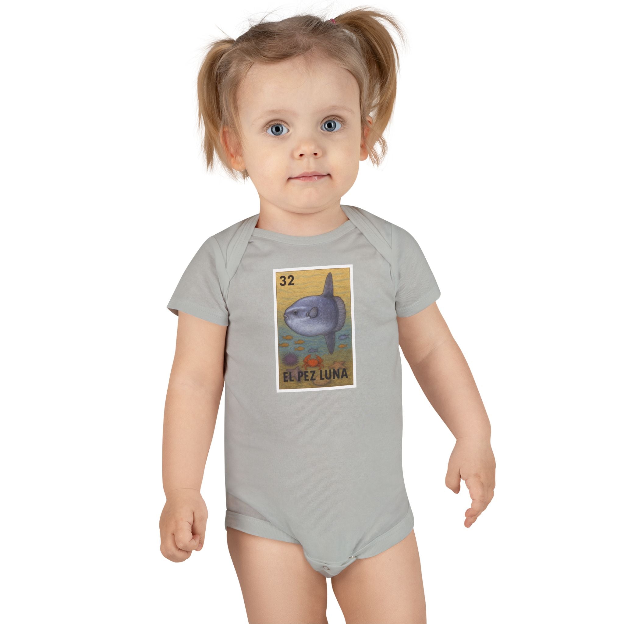 Sunfish Lotería baby cotton onesie image 10
