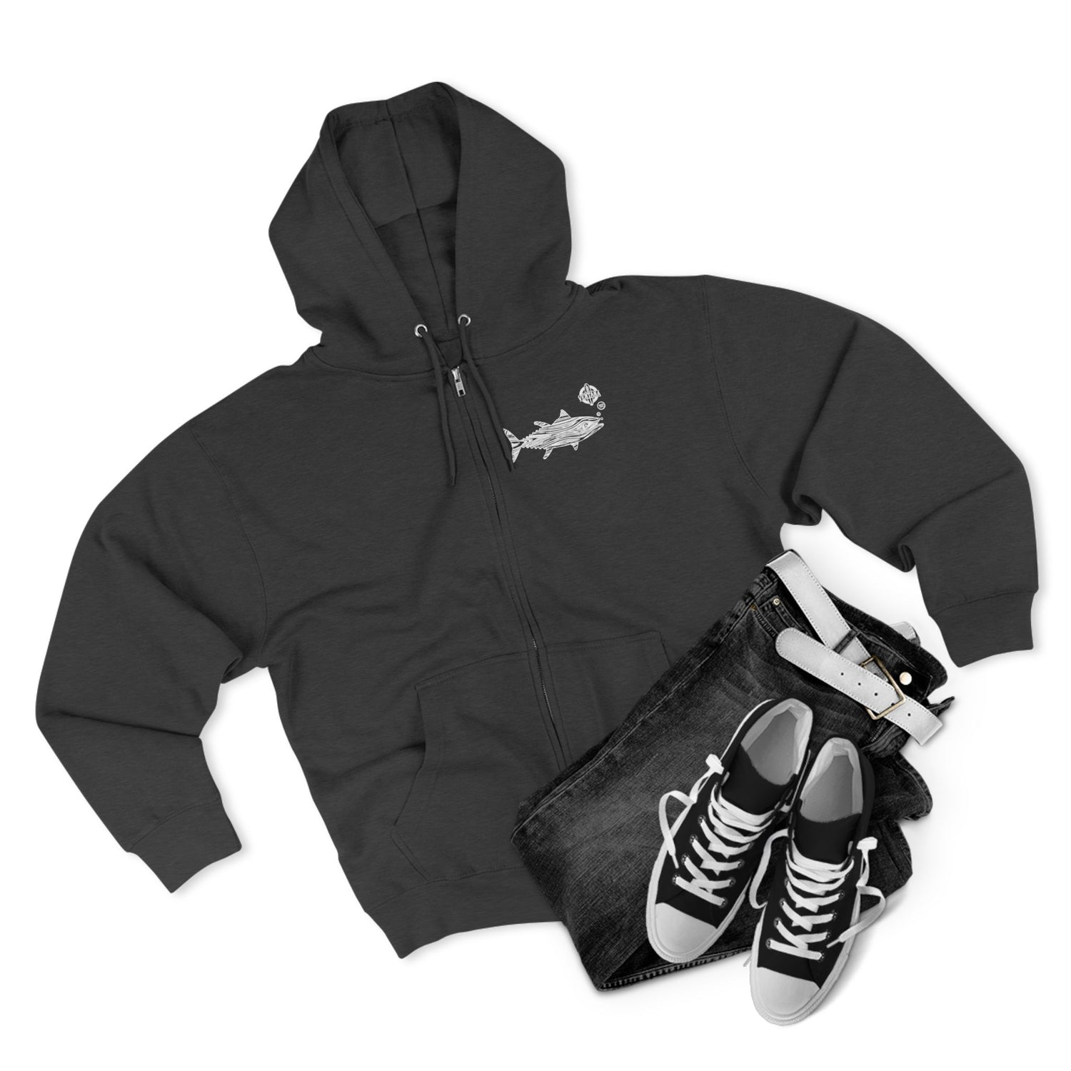 Ventana Wooden Tuna zip fleece hoodie image 13