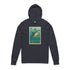 Shark Lotería cotton hooded long sleeve t-shirt image 1