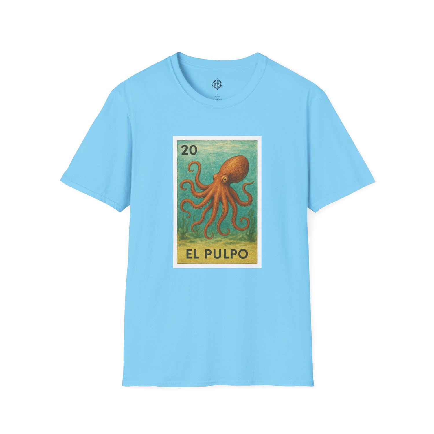 Octopus Lotería cotton t-shirt image 10
