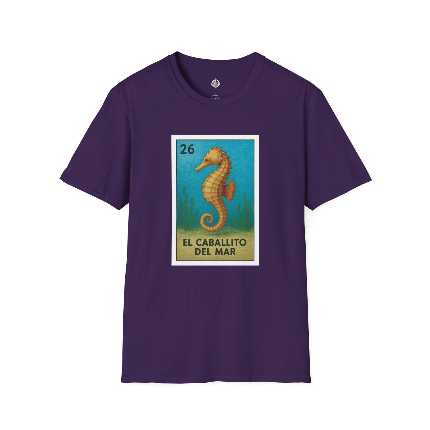 Seahorse Lotería cotton t-shirt image 14