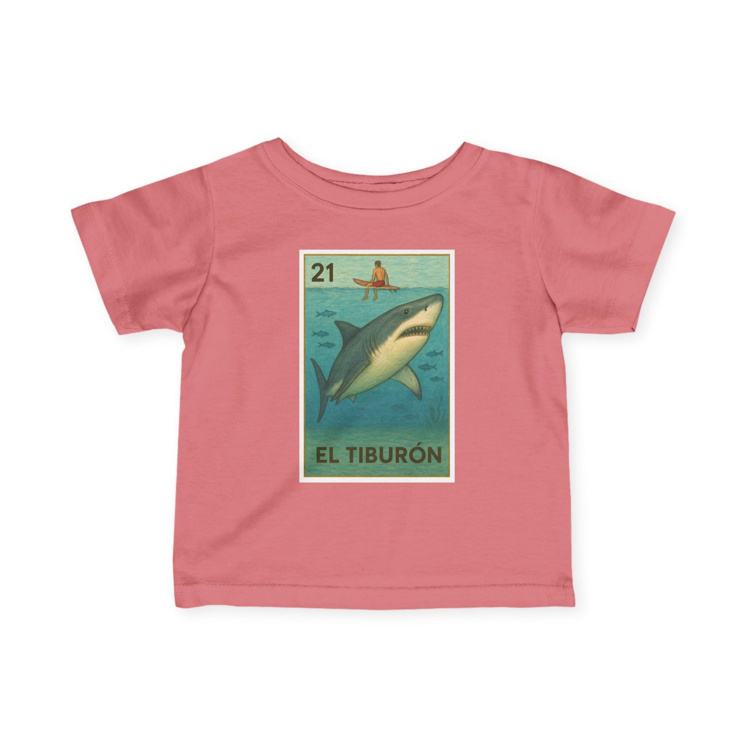Shark Lotería infant cotton t-shirt image 17