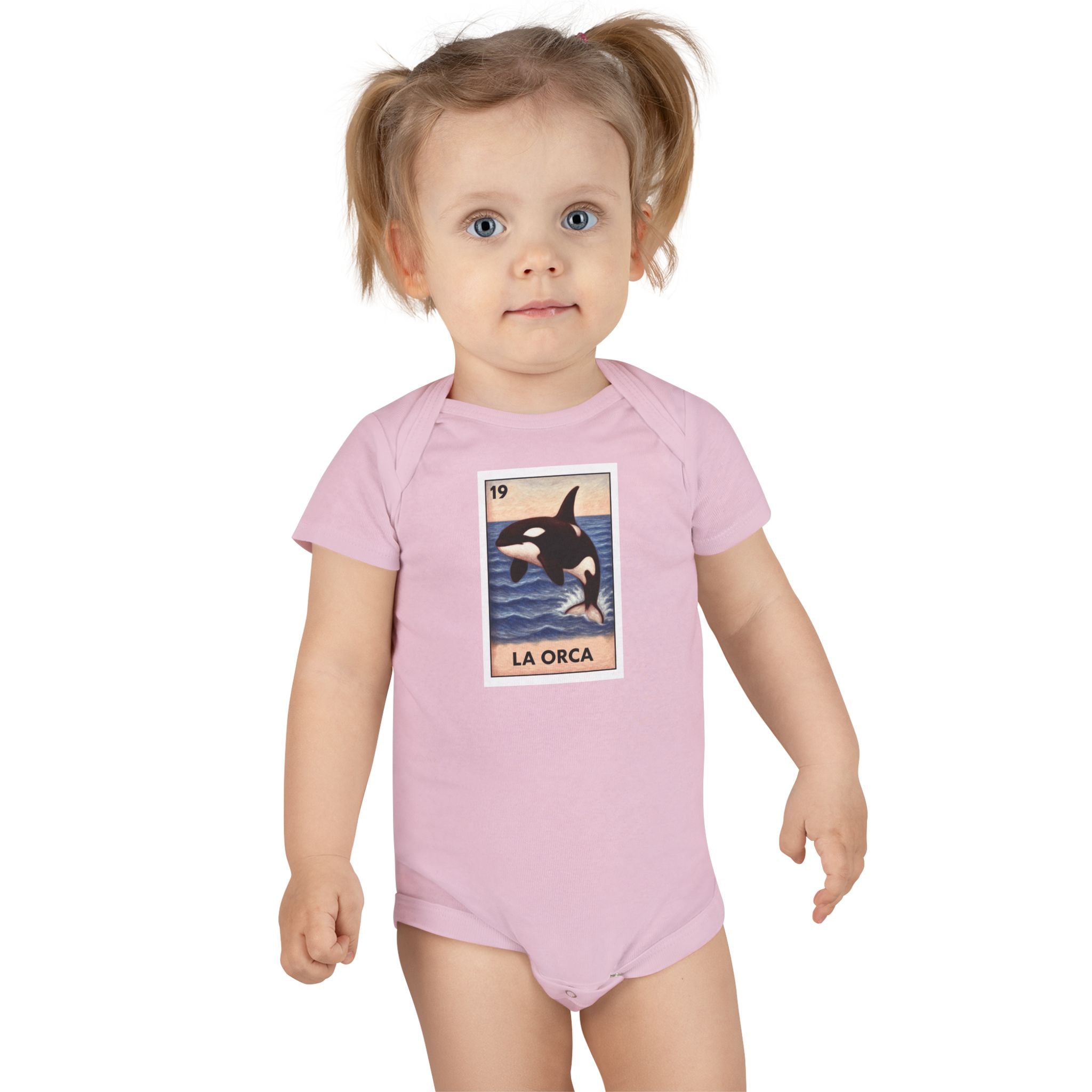 Orca Lotería baby cotton onesie image 16