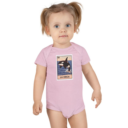 Orca Lotería baby cotton onesie image 16