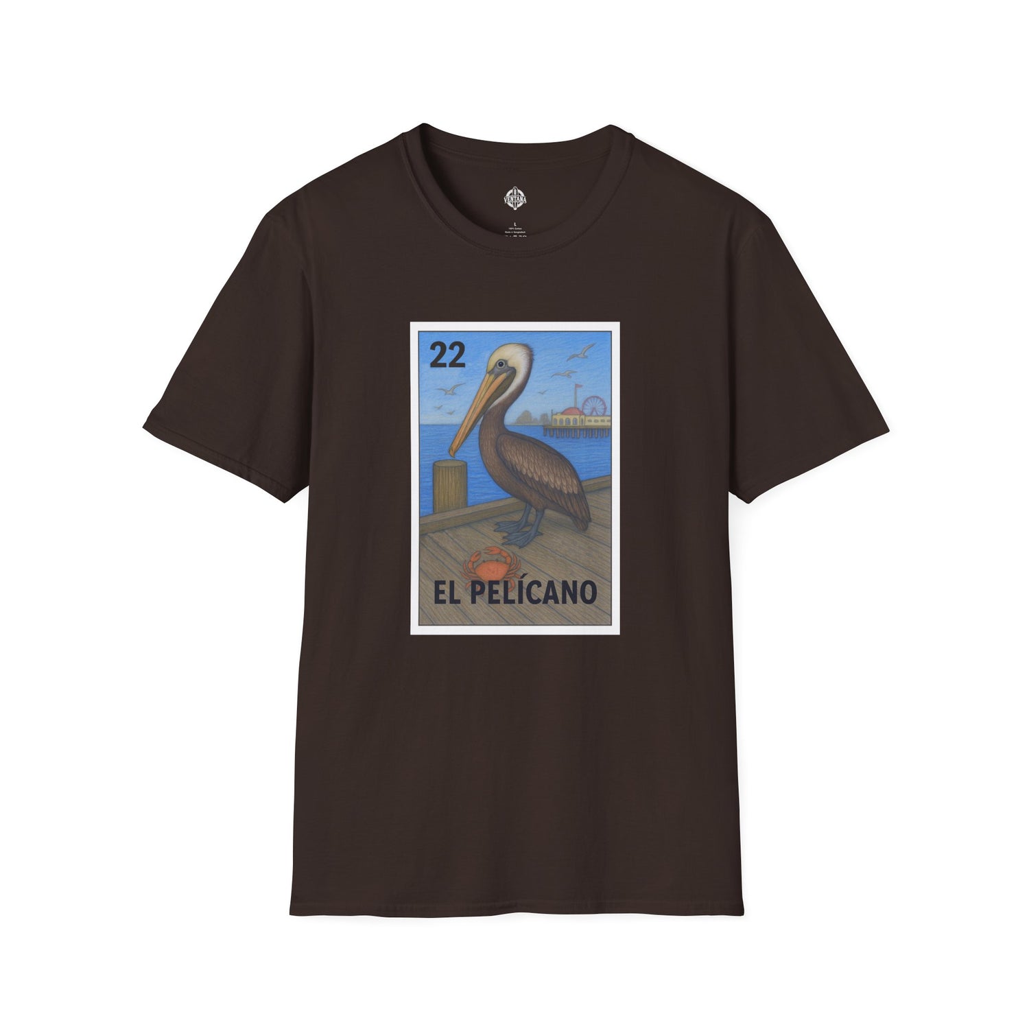 Pelican Lotería cotton t-shirt image 8