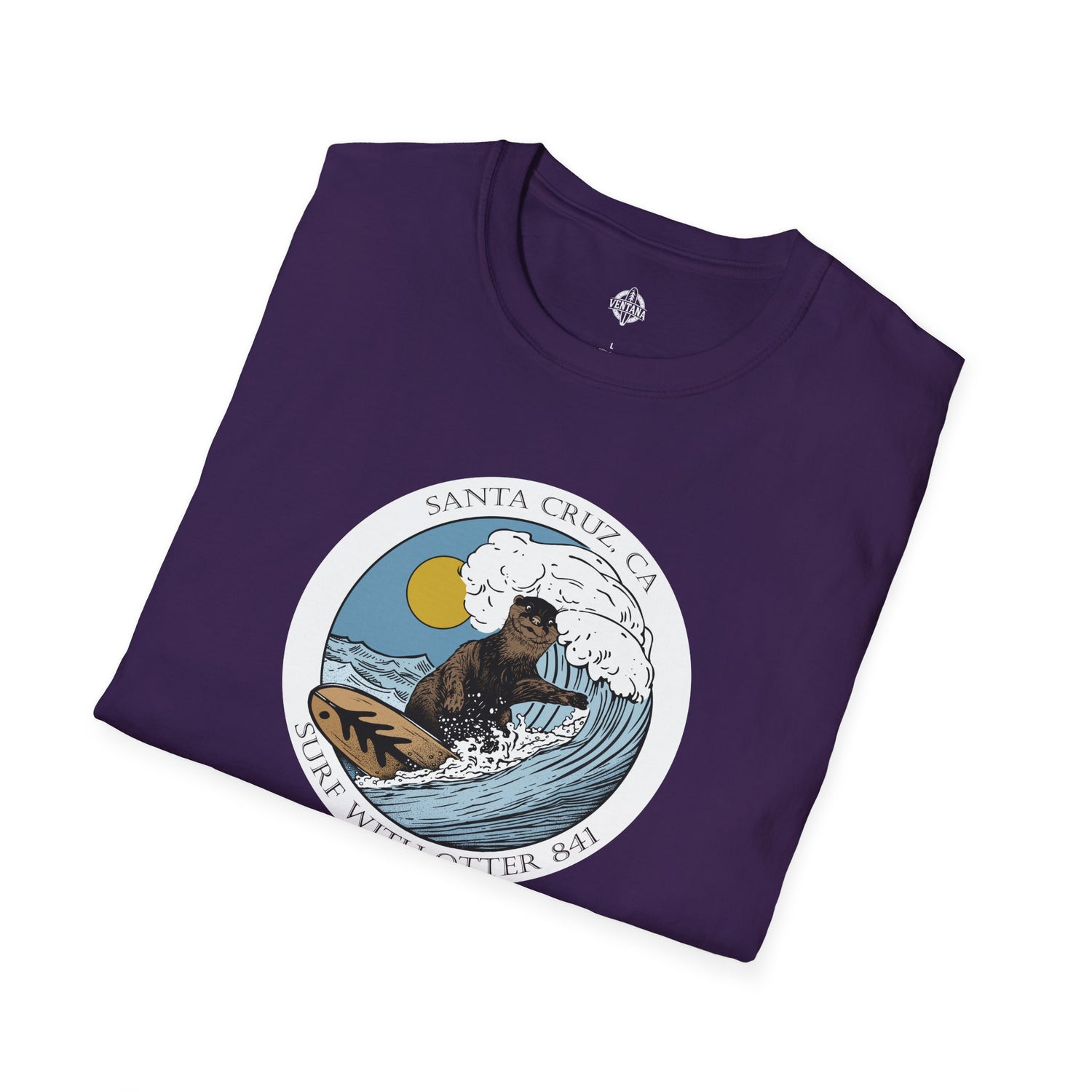 Surf with Otter 841 T-Shirt
