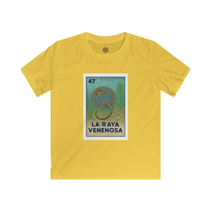 Stingray Lotería kids soft style t-shirt image 7