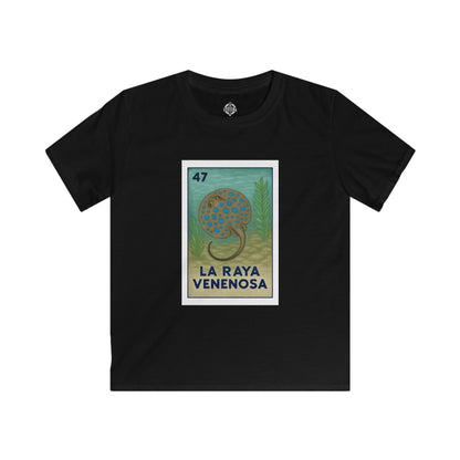 Stingray Lotería kids soft style t-shirt image 5