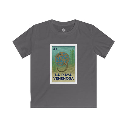 Stingray Lotería kids soft style t-shirt image 9