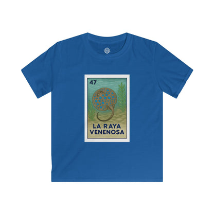 Stingray Lotería kids soft style t-shirt image 10